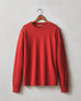 Men's Premium Slub Crew Long Sleeve Tee - Real Red